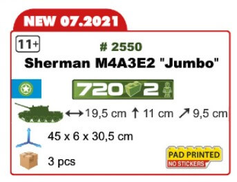 SHERMAN M4A3E2 jumbo
